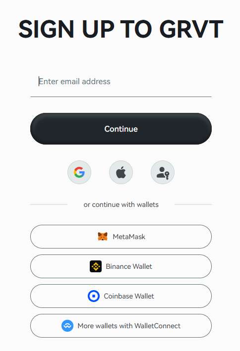 GRVT invite code